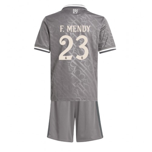 Real Madrid Ferland Mendy #23 Rezervni Dres za djecu 2024-25 Kratak Rukav (+ Kratke hlače)